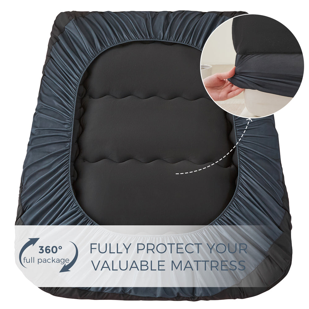 MAXYOYO Extra Thick Cooling Mattress Topper - 8-21