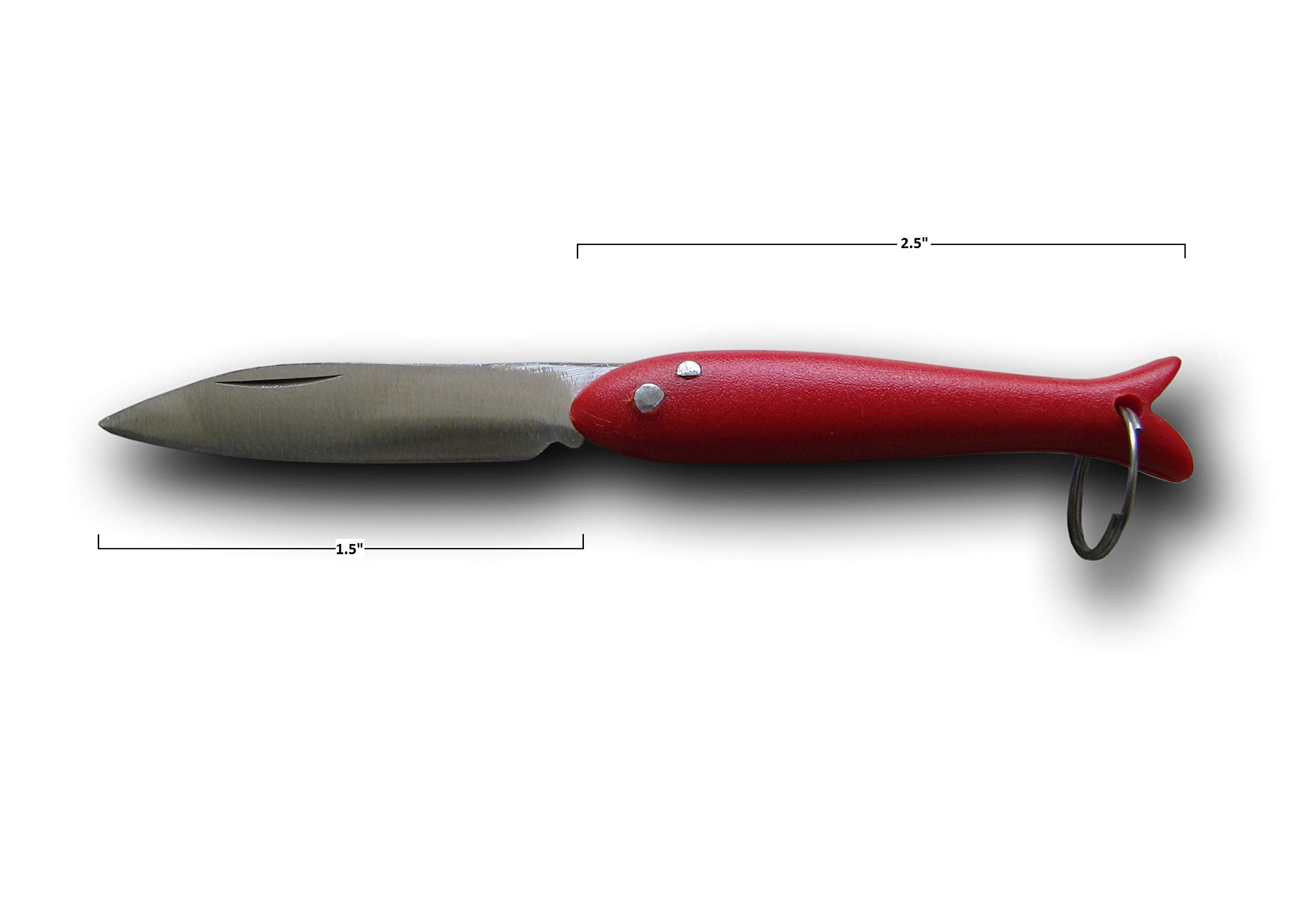Handmade Stainless Steel Mini Folding Pocket Knife - Red Glittering Bazaar Keychain Knife with Tiny Blade | Multi-Purpose EDC Tool for Camping, Hiking, Survival & Everyday Carry