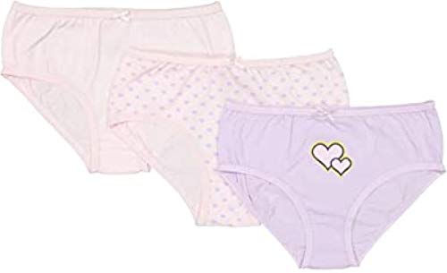 Baby Jay Pink Tagless Cotton Girl Briefs 3 Pack - Ultra Soft Girls Underwear for Toddlers & Kids - Perfect for Playtime, School & Everyday Comfort