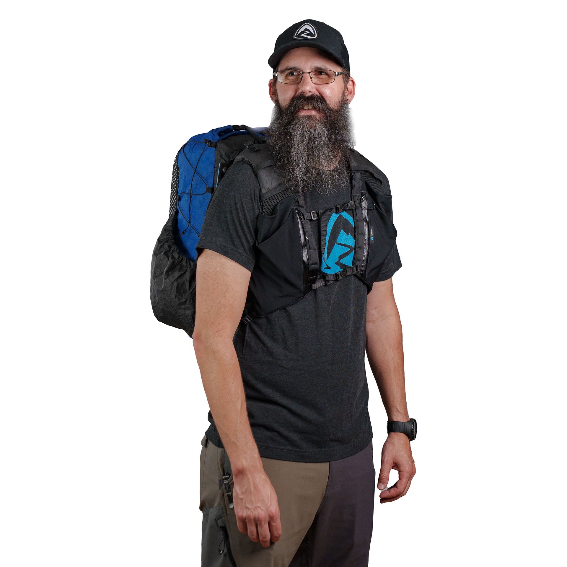 Sub Nero Ultra 30L Waterproof Hiking Backpack - Lightweight Travel Backpack for Outdoor Adventures, Camping & Daily Commute