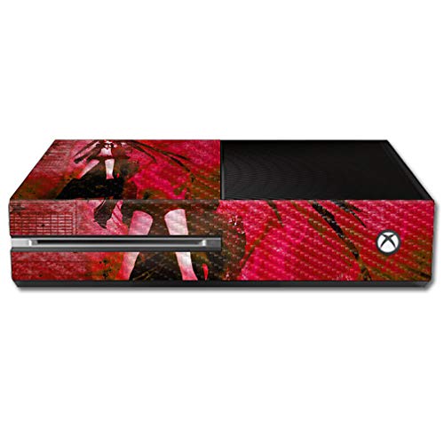 MightySkins Carbon Fiber Skin for Microsoft Xbox One - Anime Design | Protective & Durable Textured Vinyl Wrap | Easy to Apply, Remove & Change Styles | Made in USA | Perfect for Gaming Setups & Anime Lovers