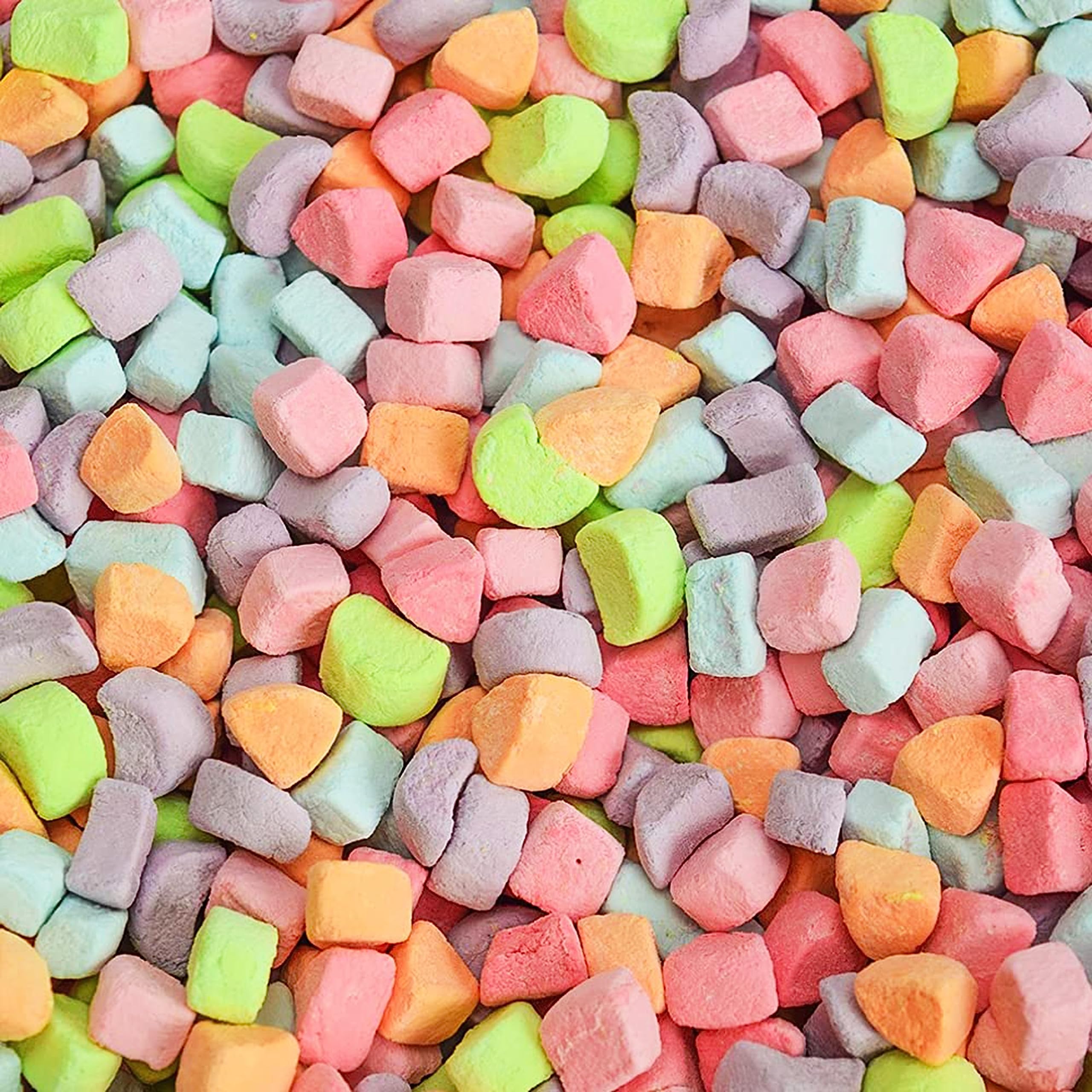 Premium Assorted Dehydrated Cereal Marshmallow Bits - Bulk 40 lbs - Perfect for Baking, Snacking, and DIY Dessert Toppings