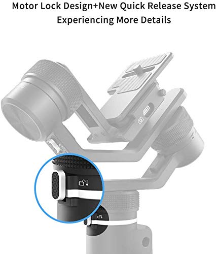 FeiyuTech G6 Max 3-Axis Handheld Gimbal Stabilizer for Mirrorless Cameras (Sony a7), GoPro, Smartphones (iPhone 11 Pro Max/8) - 1.2kg Payload, Splash Proof - Perfect for Vlogging, Travel Filming & Action Shots