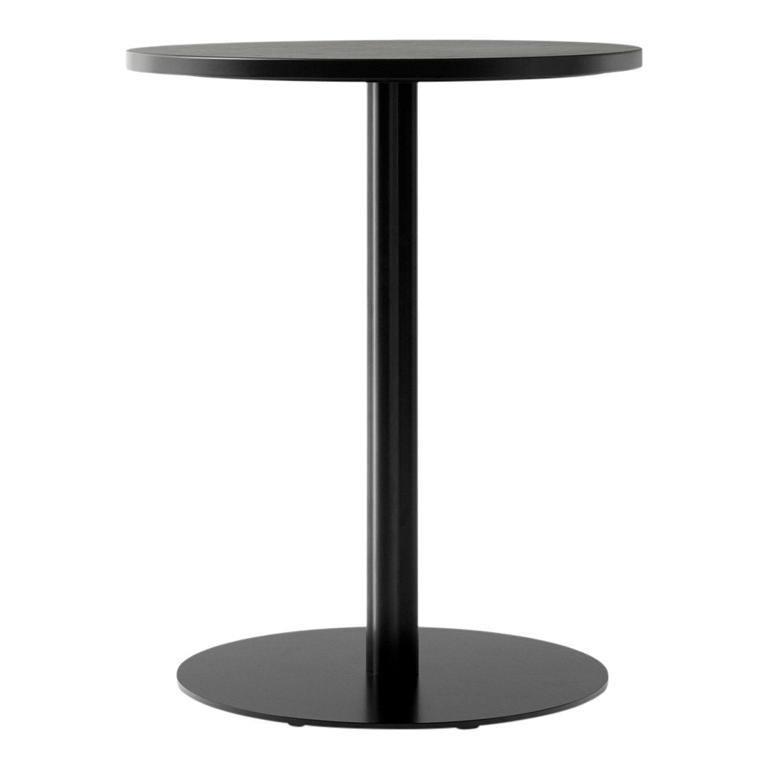 Harbour Column Round Dining Table - Modern Wooden Kitchen Table for 4-6 People - Perfect for Small Spaces, Breakfast Nook & Cozy Family Dinners