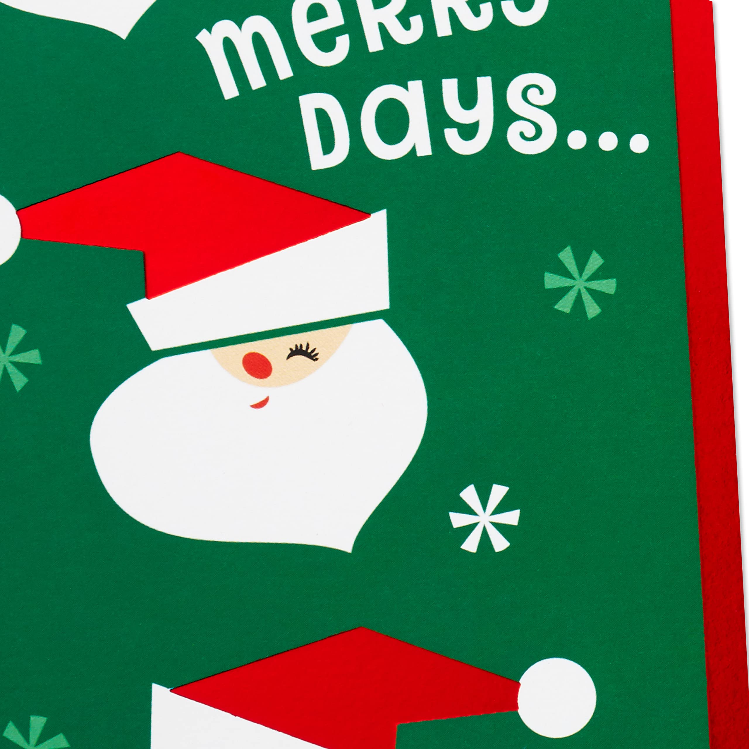 Hallmark Christmas Money & Gift Card Holders - Santa Claus Design (10 Cards with Envelopes) - Perfect for Holiday Gifting, Stocking Stuffers & Office Gift Exchanges