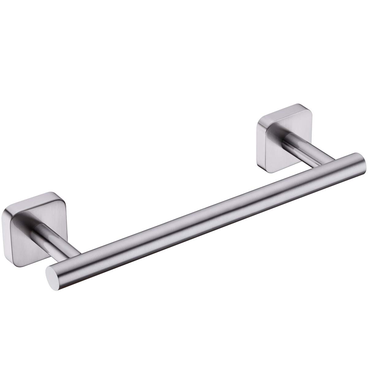 16 Inch Brushed Stainless Steel Towel Bar - 18/8 Grade Wall Mounted Bathroom & Kitchen Towel Holder - Rustproof Bathroom Accessory for Hand Towels, Washcloths & Robes
