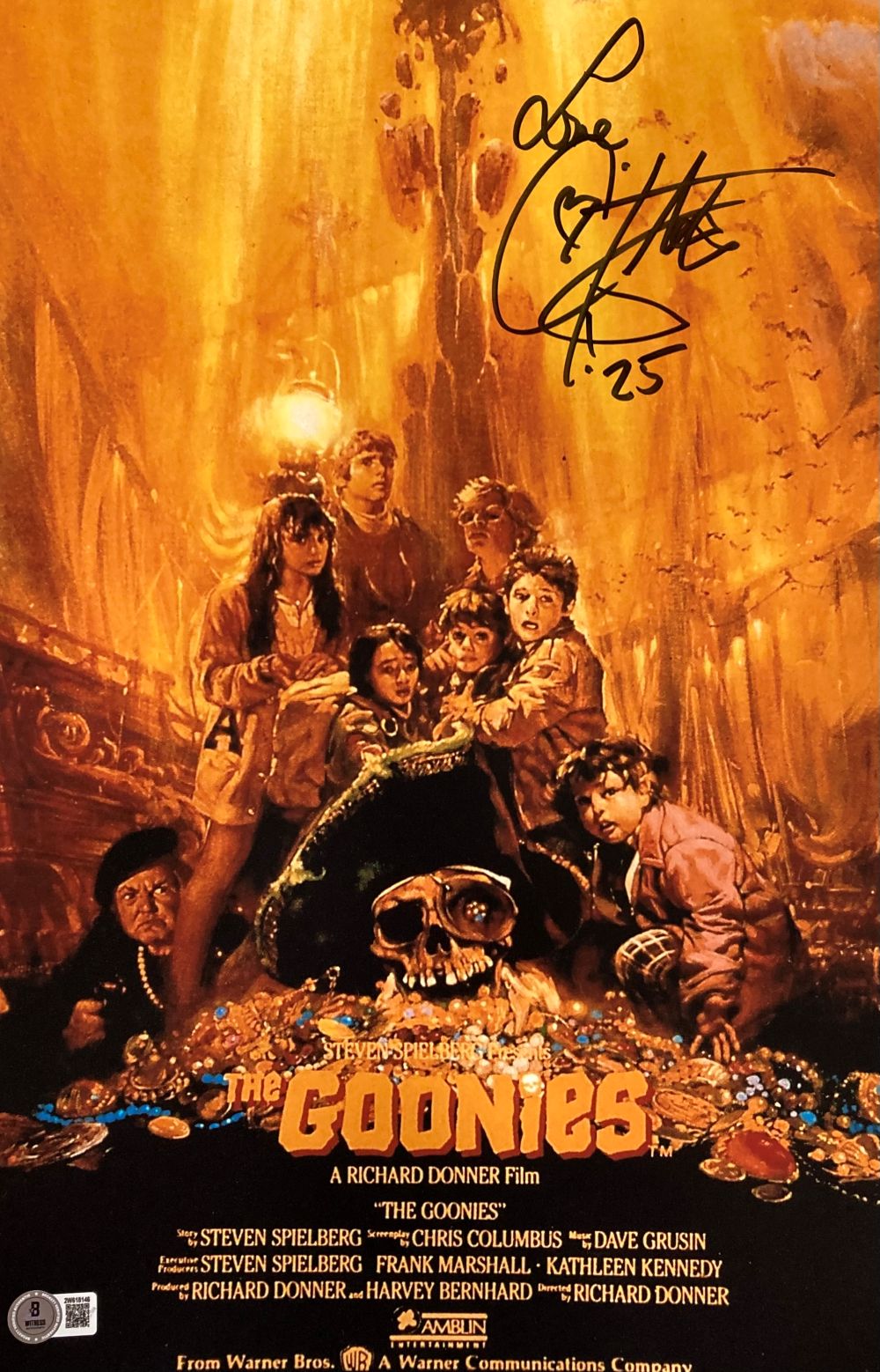 Corey Feldman Autographed The Goonies 11x17 Photo - Hand Signed with 