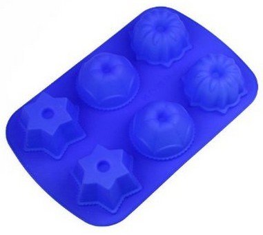 Premium 6-Star Pumpkin Silicone Baking Molds - Cake Pans, Muffin Cups, Soap & Bath Bomb Molds for DIY Crafts, Chocolate, Biscuits | Perfect for Halloween, Thanksgiving & Holiday Baking Decorations