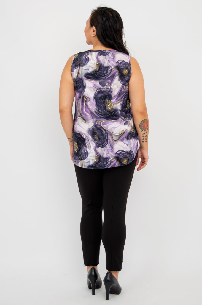 Stylish Jazz Tank Top by Popina - Soft Bamboo Fabric for Women - Perfect for Casual Wear, Yoga & Summer Outfits