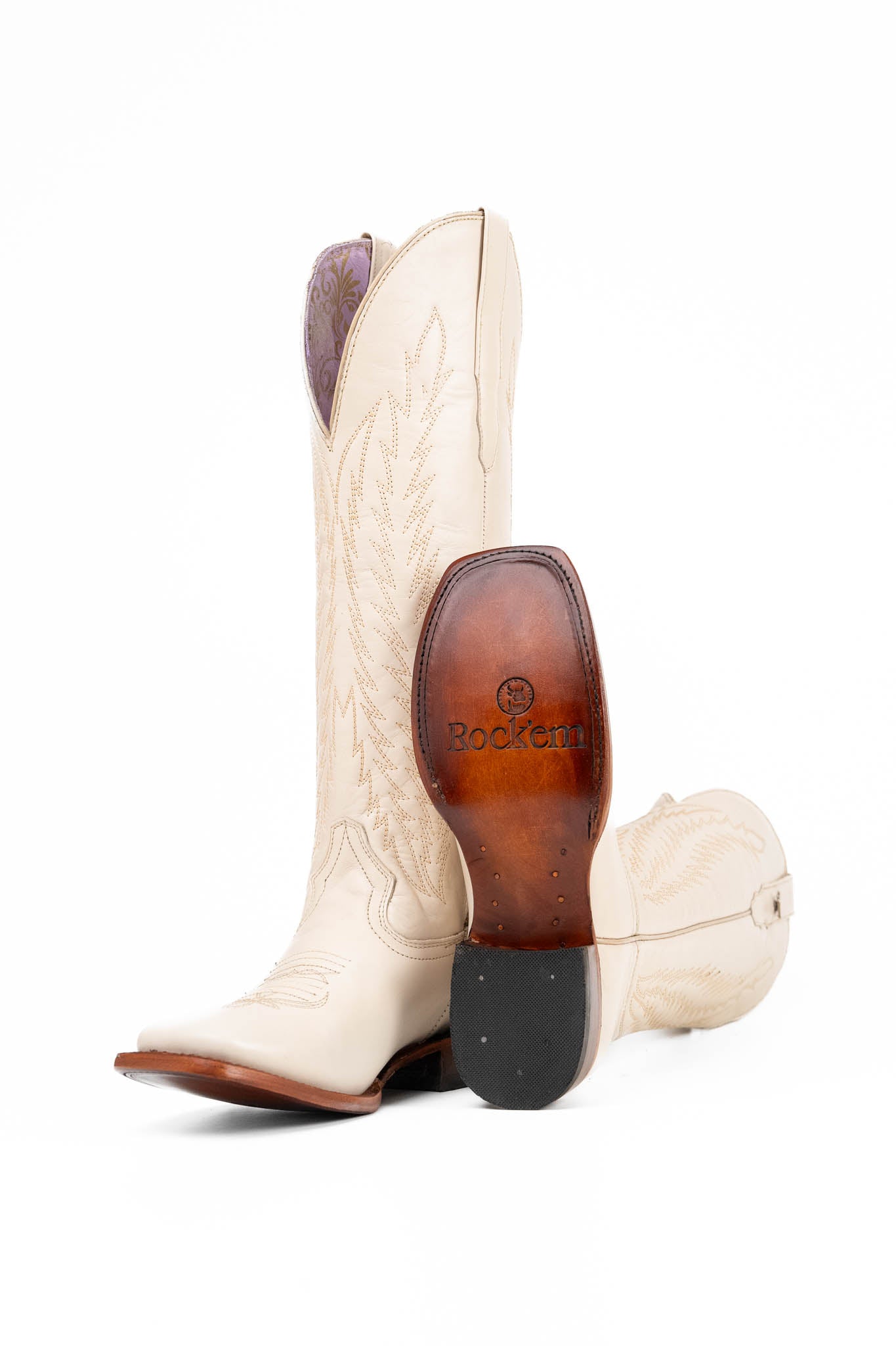 Valentina Women's Western Cowgirl Boots - Square Toe Tall Riding Boots for Country Style & Outdoor Adventures