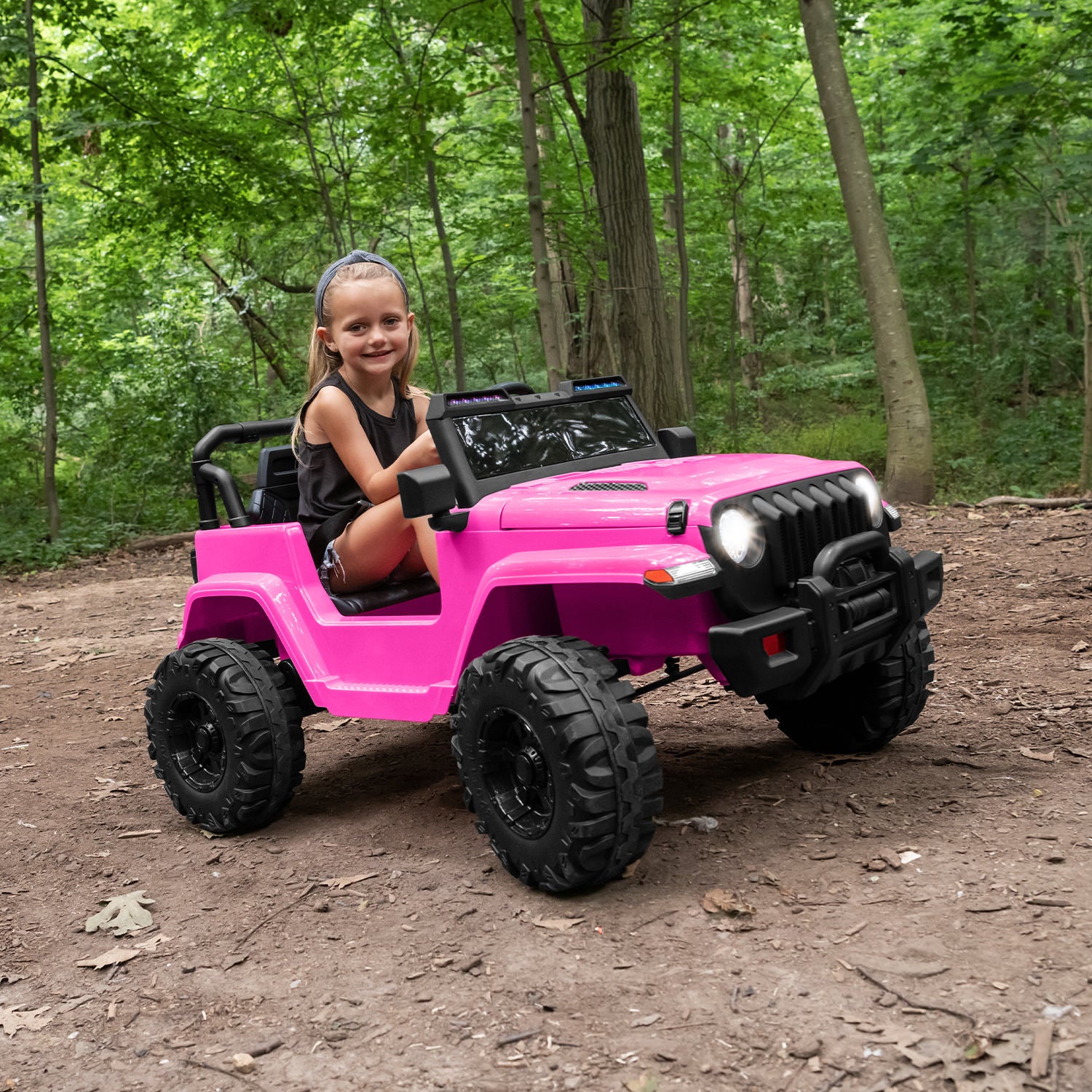 Safara Ride On Car for Kids - 12V Electric Battery Powered Toy Vehicle with Remote Control - Perfect for Outdoor Play, Birthday Gifts & Backyard Fun
