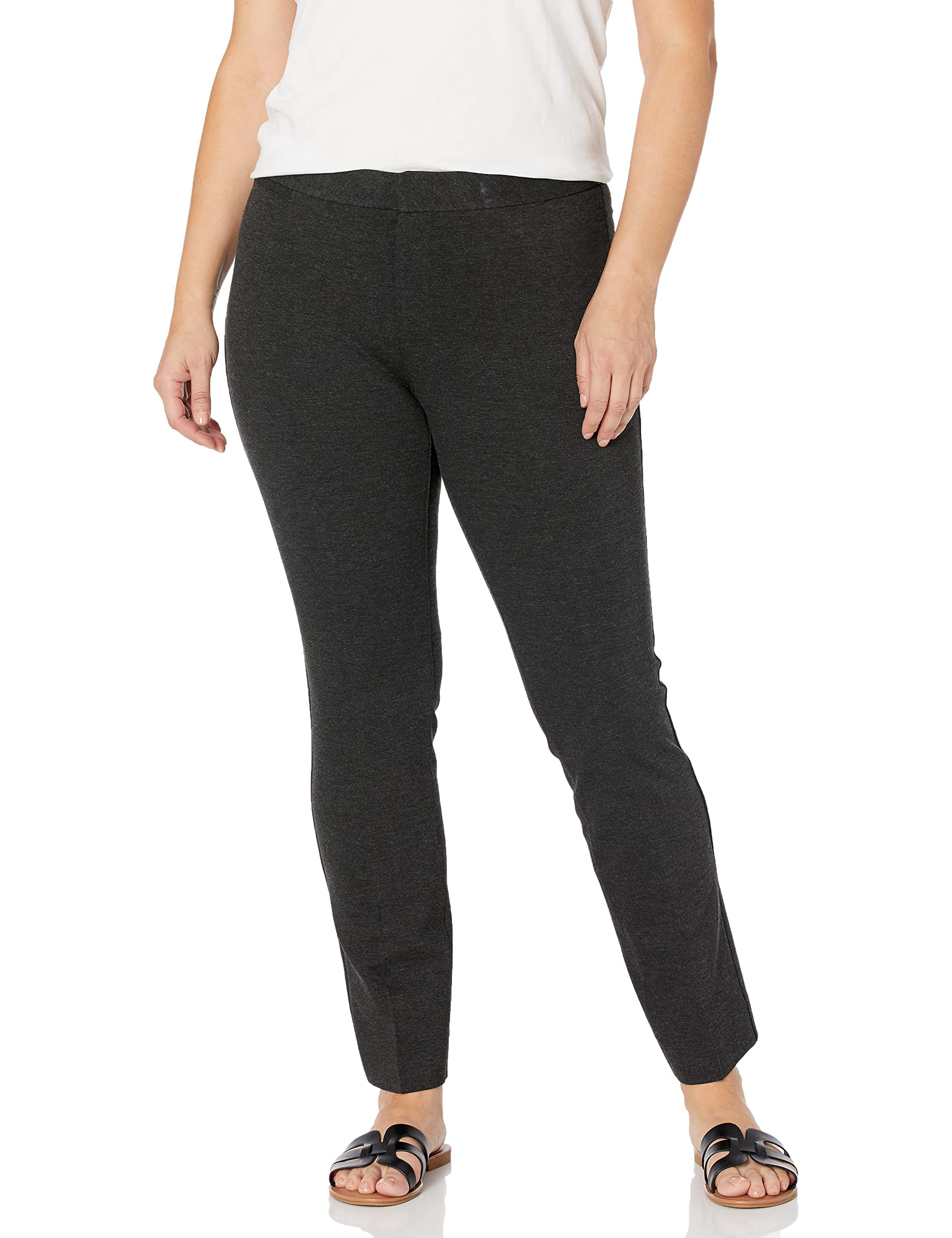 NYDJ Women's Plus Size Ponte Knit Slimming Trouser Pants - Flattering Fit for Work & Casual Wear | Comfortable Office Pants for Curvy Women | Perfect for Business Attire, Travel & Everyday Outfits