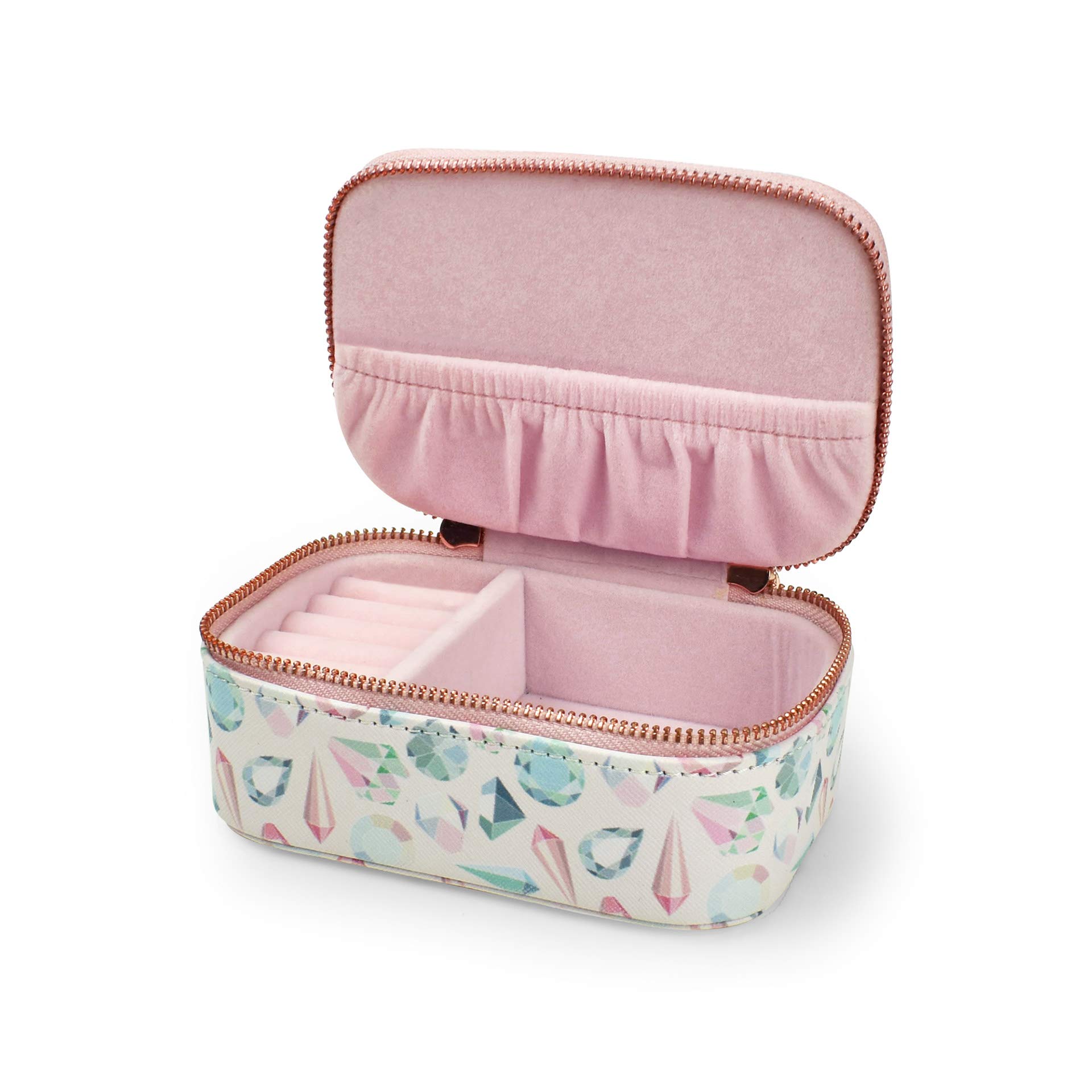 Legami Bling Queen Jewelry Box - Sparkling 80g Storage Organizer for Rings, Necklaces & Earrings | Perfect Gift for Women & Girls | Bedroom Vanity, Travel & Home Decor Accessory