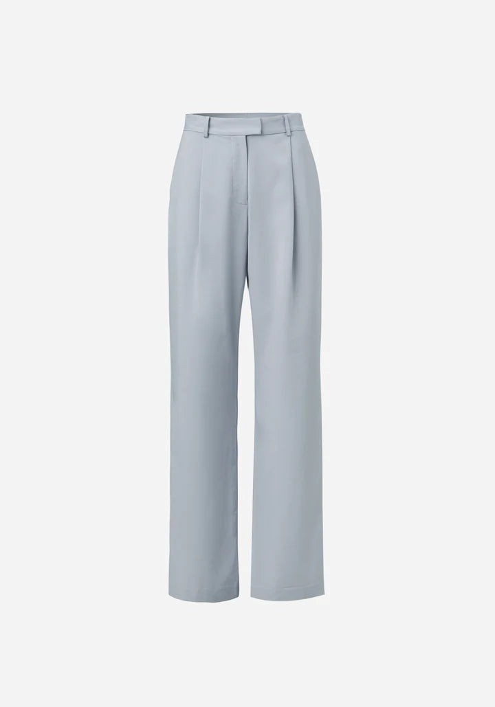 Baldwin Men's Arctic Blue Dress Pants - Slim Fit Professional Office Trousers for Business & Formal Occasions