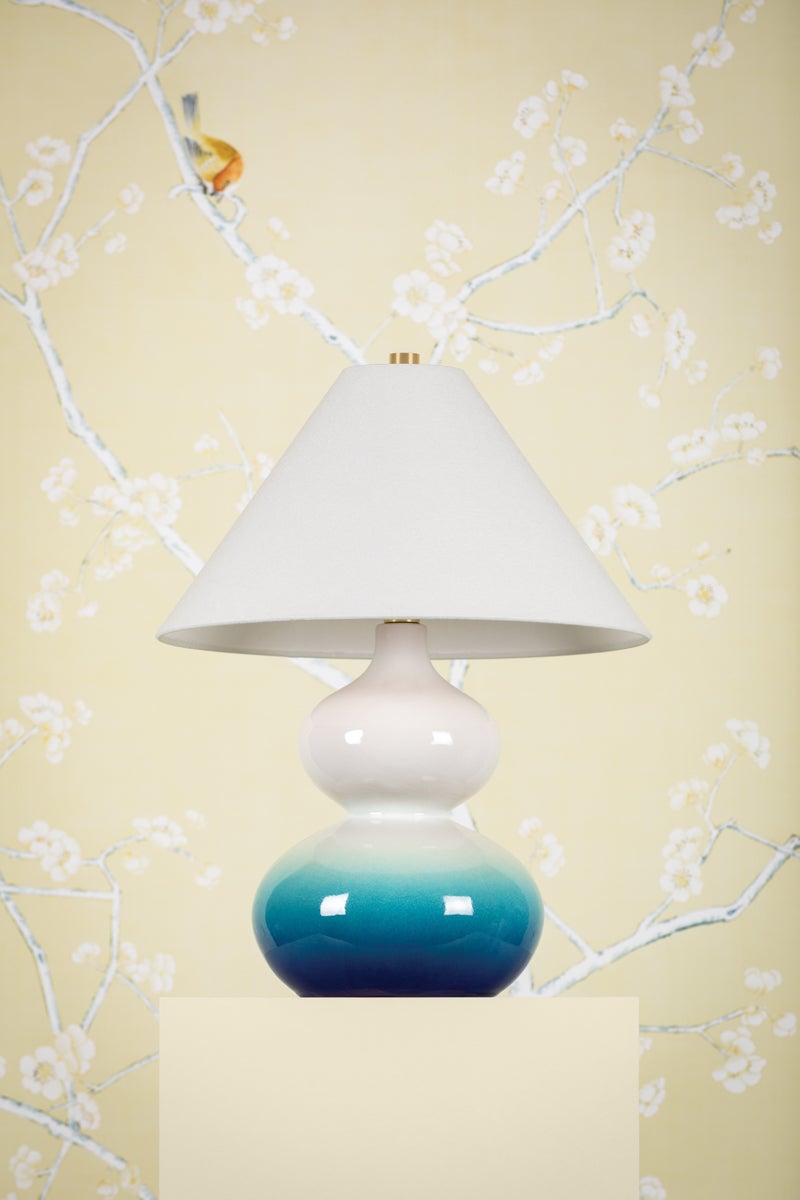 Aimee Modern Table Lamp - Stylish Bedside Lighting for Bedroom, Living Room & Office - Energy Efficient LED Desk Lamp with Adjustable Brightness