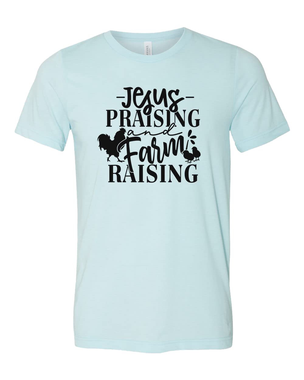 Country Girl Shirt - Jesus Praising Farm & Ranch Life T-Shirt for Women - Perfect for Farm Moms, Ranch Girls & Rural Lifestyle Enthusiasts - Great for Church, Farmers Markets & Outdoor Activities