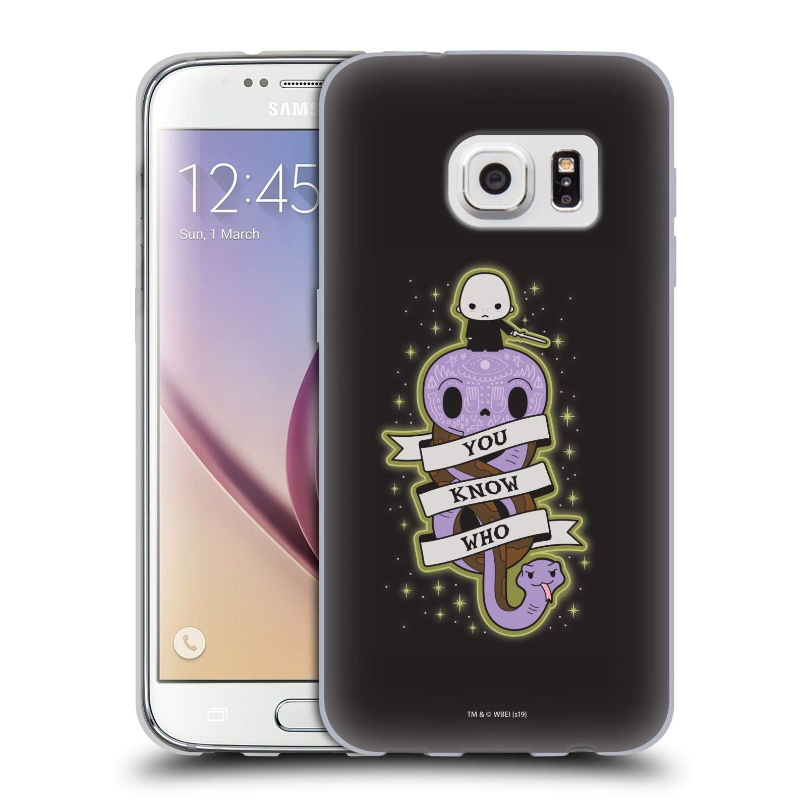 Harry Potter Voldemort Deathly Hallows III Soft Gel Case for Samsung Galaxy S7 - Officially Licensed by Head Case Designs - Perfect for Fans, Daily Use, and Gift Giving