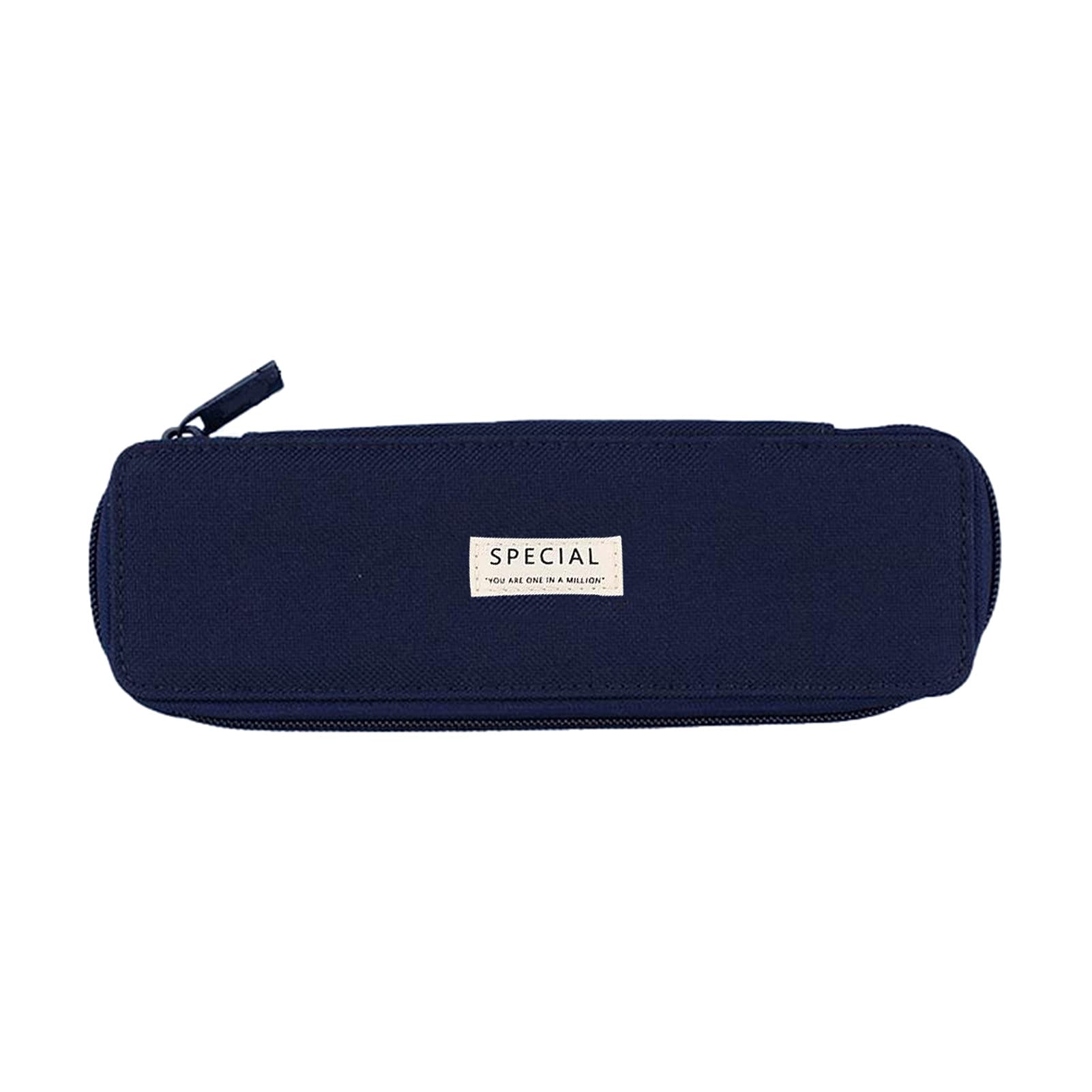 Hislaves Waterproof Pencil Pouch - Durable Polyester School & Office Stationery Organizer for Pens, Makeup, Cosmetics - Perfect for Students, Artists & Professionals (Set of 1)