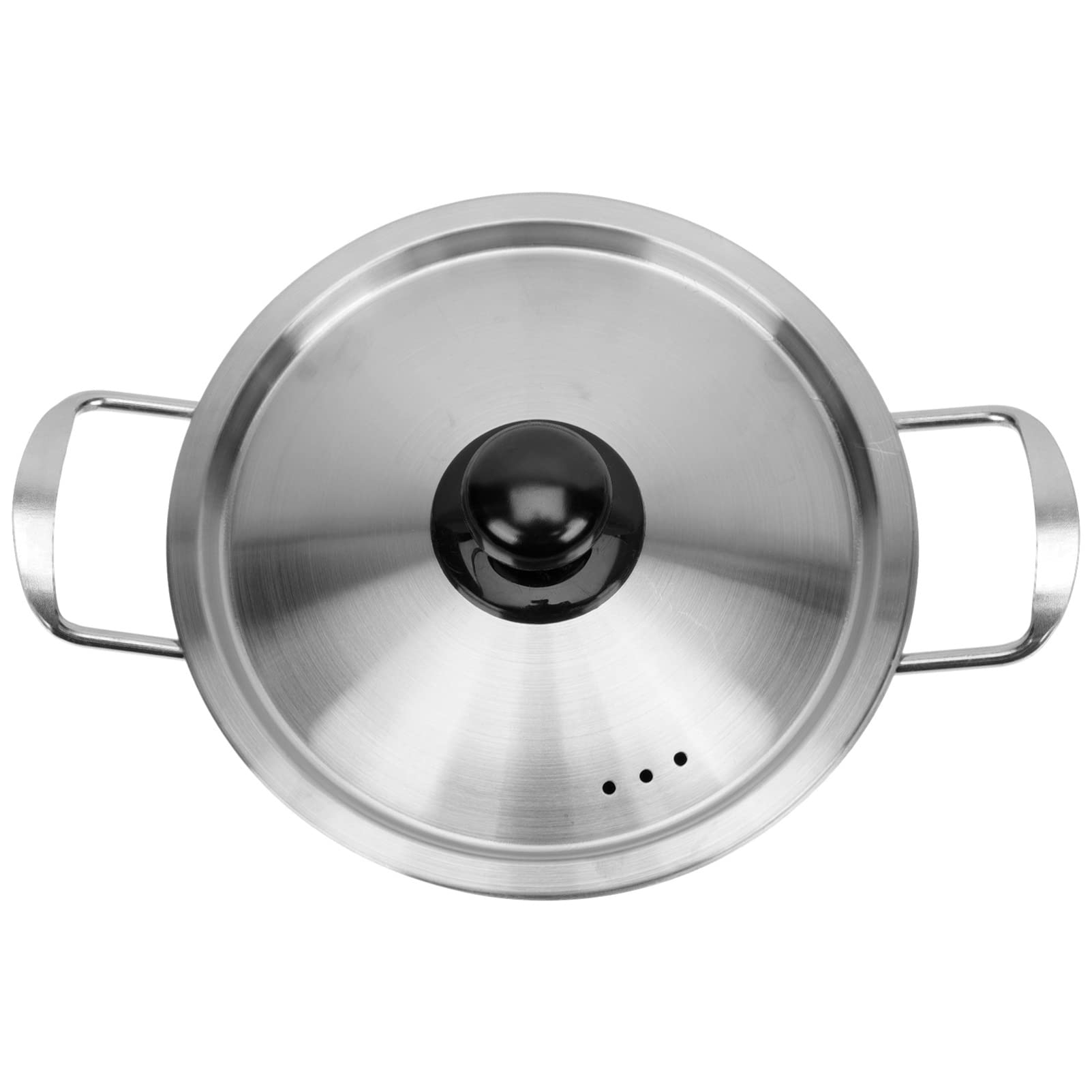 Hemoton Korean Noodle Pot Set - Stainless Steel Instant Noodle Cookware with Double Handles, Non-Stick Stock Pot for Home Kitchen | Perfect for Ramen, Soup, Milk Heating & Everyday Cooking