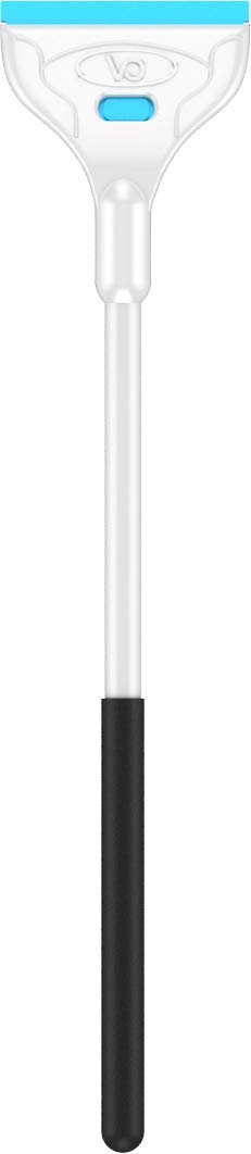 Continuum Aquatics AquaBlade P - Safe Acrylic Aquarium Algae Scraper with Plastic Blade, Long Handle, White - Perfect for Cleaning Fish Tanks & Reef Aquariums Without Scratching