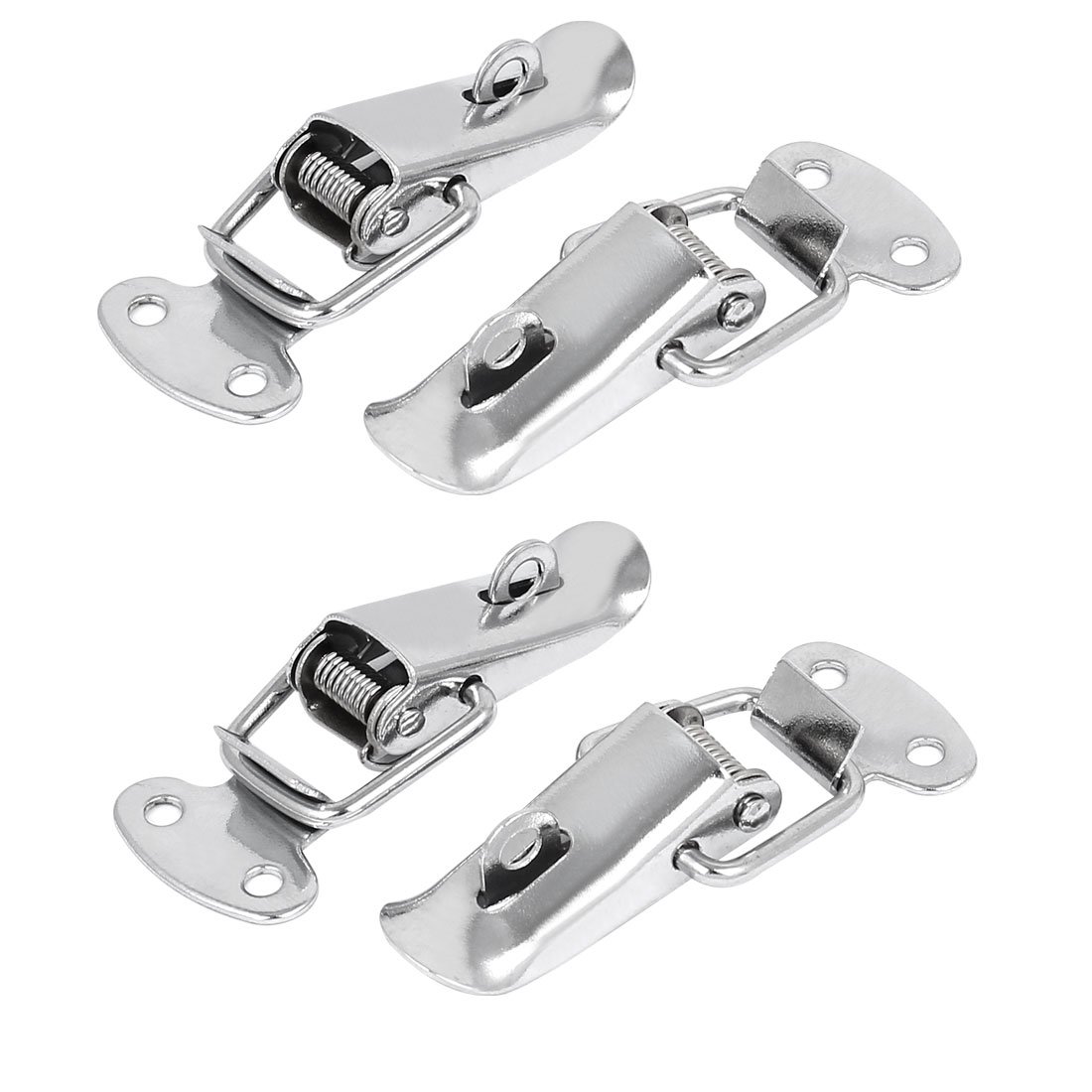 Heavy Duty Spring Loaded Toggle Latches 56mm - 4 Pack Metal Cabinet Locks for Toolbox, Suitcase & Storage Boxes | Secure Fastening Solution for Industrial Equipment, Automotive Cases & DIY Projects