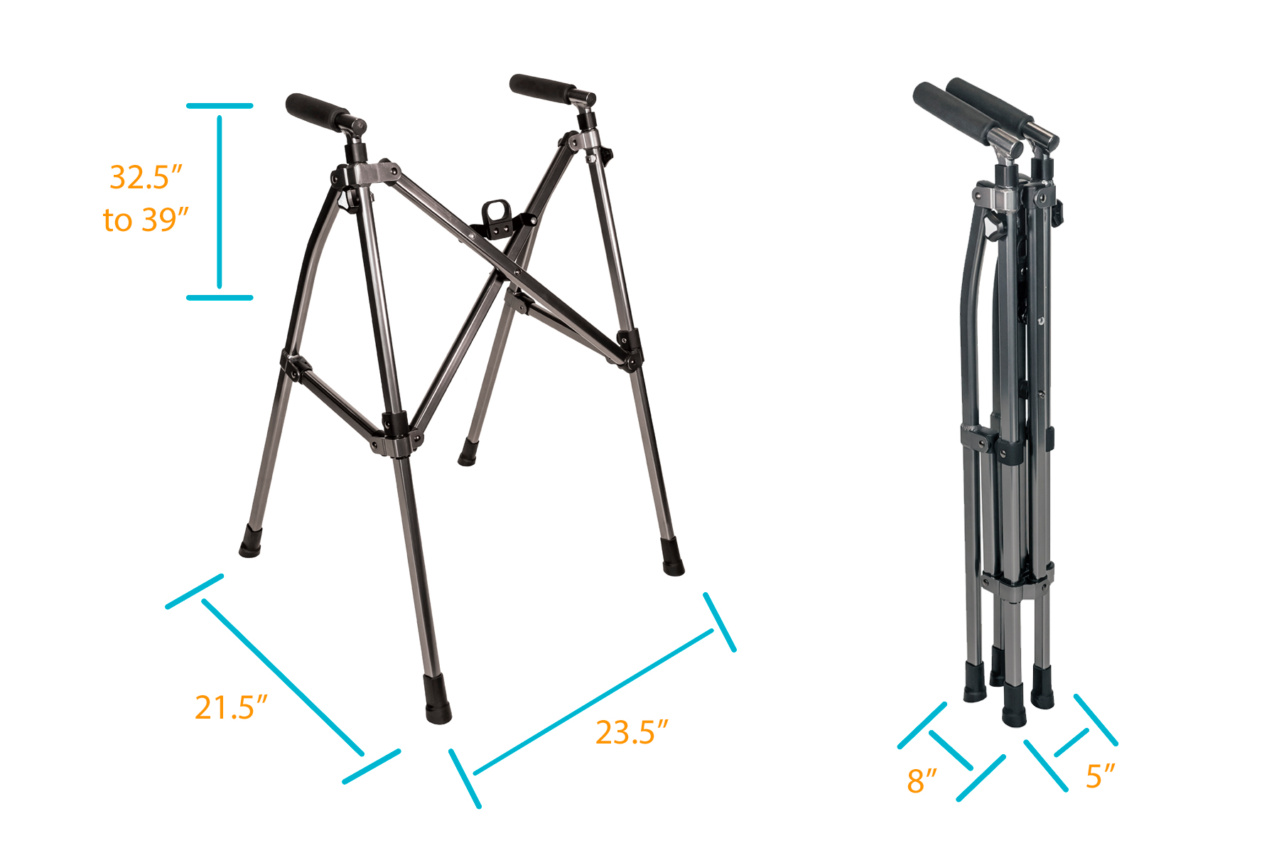 Wonder Walker Lite - Lightweight & Adjustable Mobility Aid for Seniors & Adults - Ideal for Indoor & Outdoor Use, Travel, and Recovery