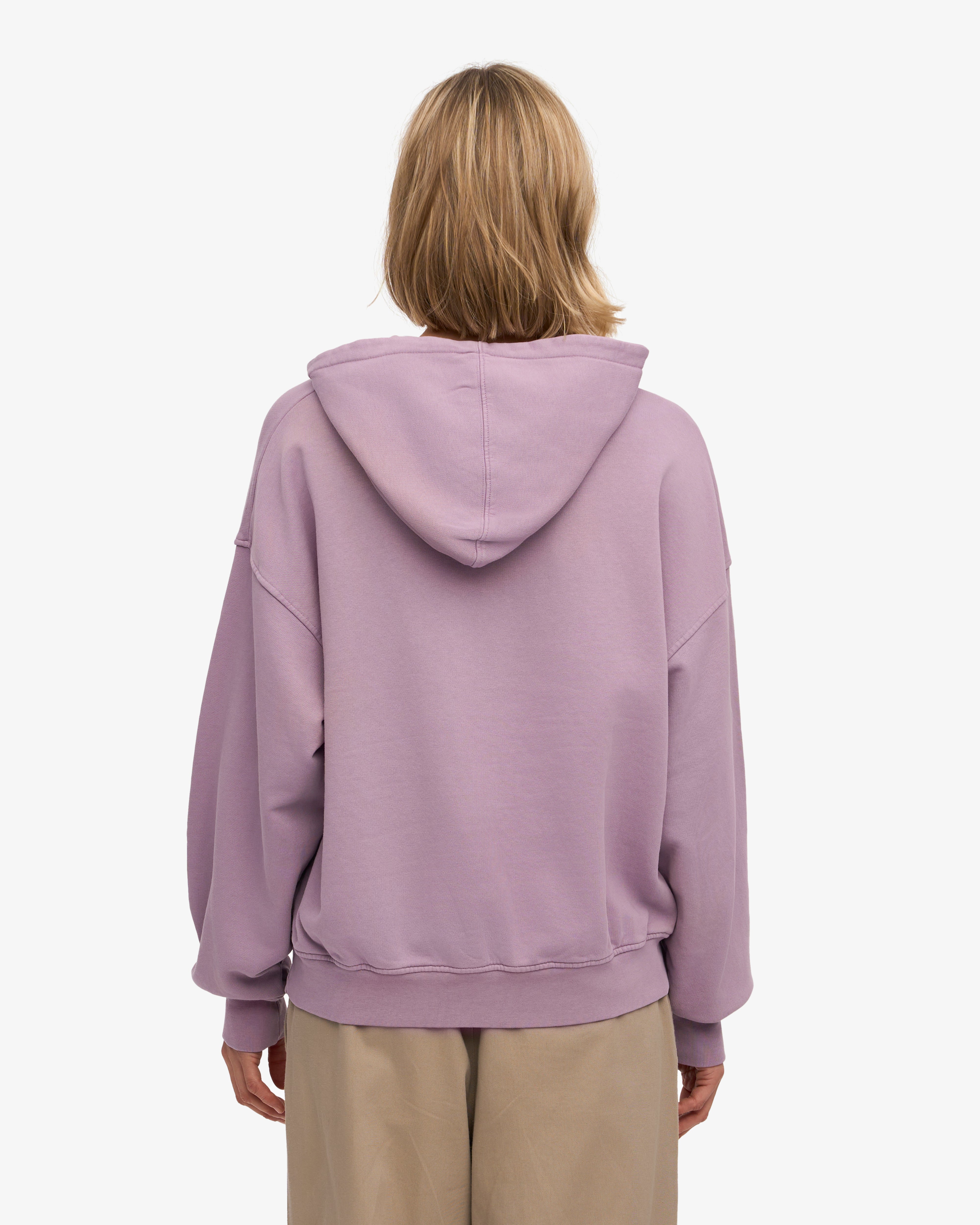 Organic Oversized Hoodie - Pearly Purple | Comfortable & Stylish Unisex Pullover for Casual Wear, Lounge & Outdoor Activities