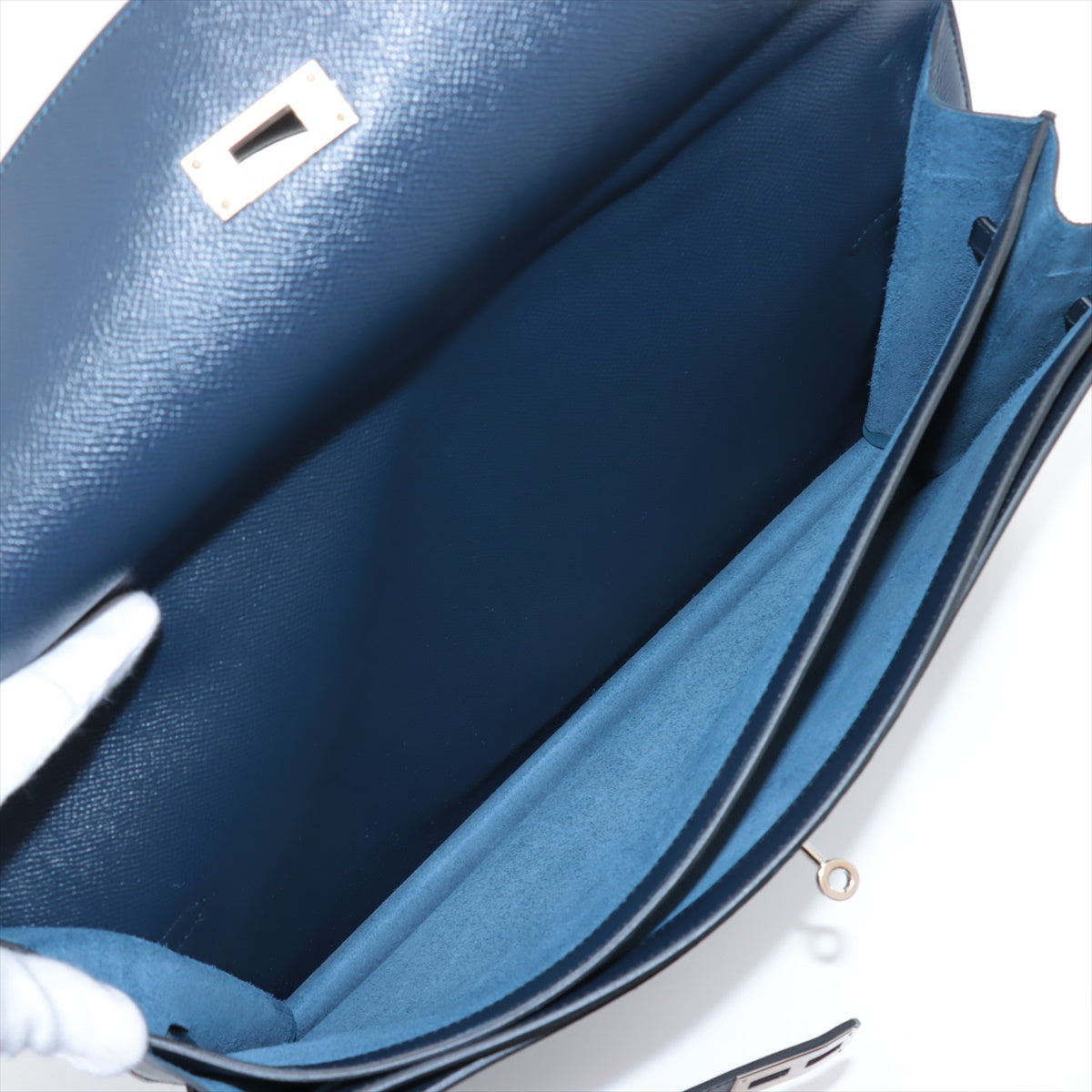 Hermès Kelly Depeche 38 Epsom Leather Handbag in Blue Indigo - Luxury Women's Tote Bag for Work, Travel & Special Occasions
