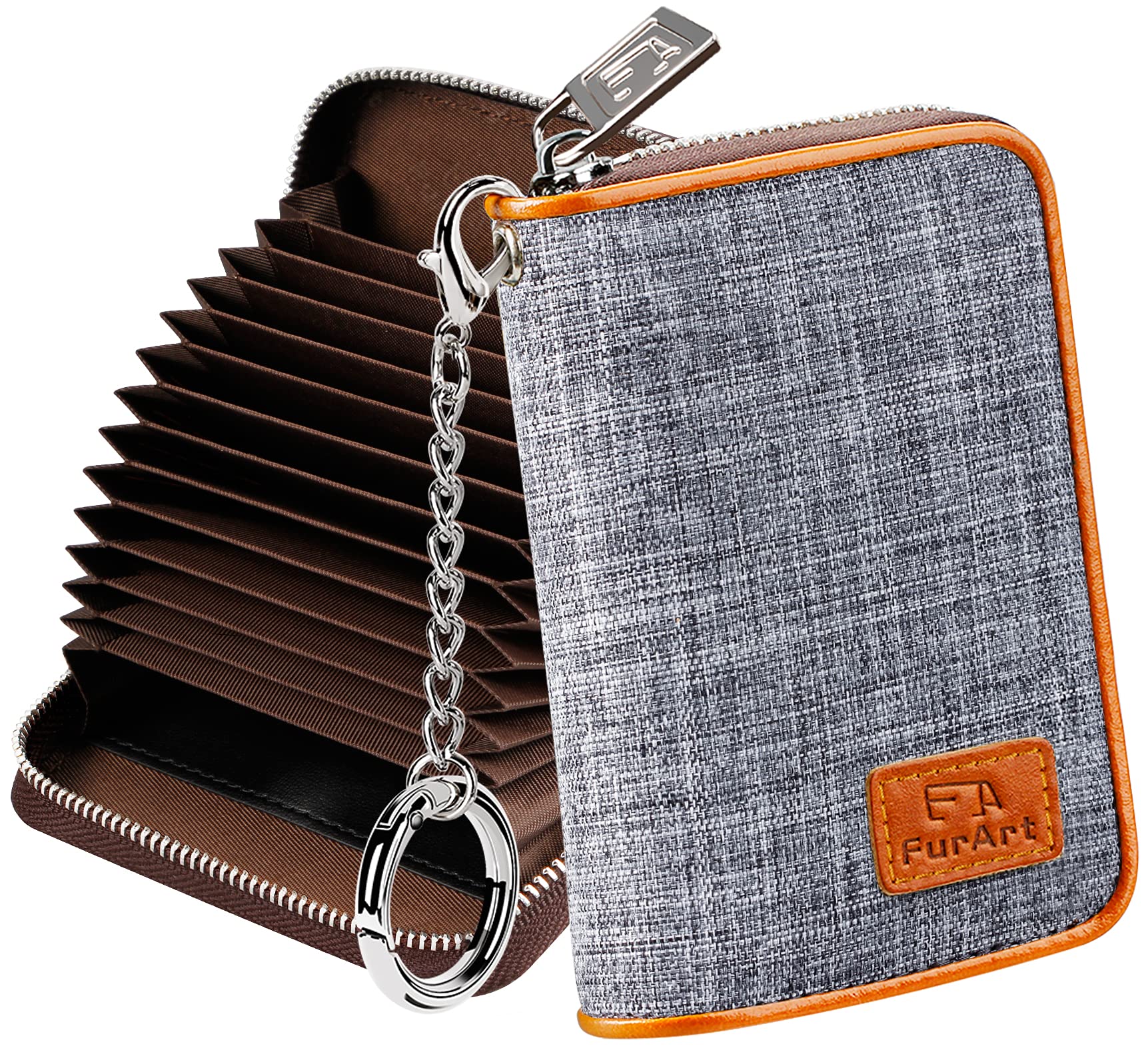 FurArt Slim Minimalist RFID Blocking Front Pocket Wallet for Men - Credit Card Holder & Cash Organizer | Perfect for Travel, Business, and Everyday Use