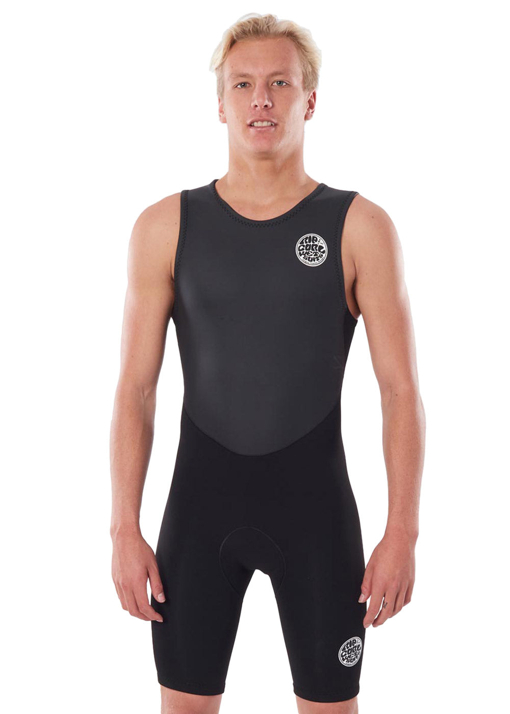 Rip Curl Men's Dawn Patrol 1.5mm Short John Wetsuit for Surfing, Diving & Water Sports - Lightweight Neoprene Wetsuit for Warm Water Activities