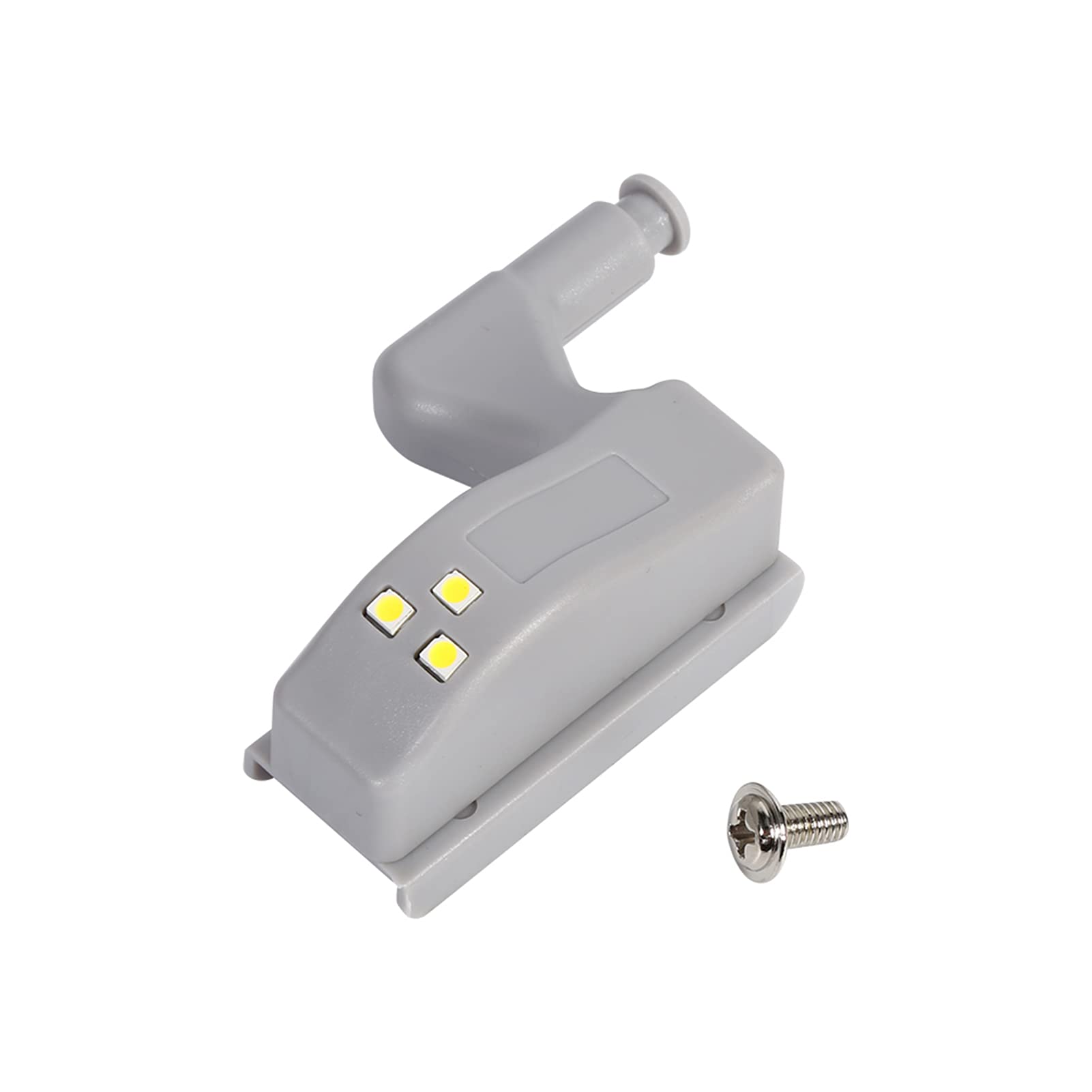 10Pcs LED Light Sensor Cabinet Hinges - Warm White & Cool White, Universal for Closet, Wardrobe, Kitchen & Home Storage | Motion-Activated Night Light for Easy Access in Dark Spaces
