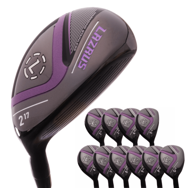 Lazrus Women's Golf Hybrid Club Set - Premium Graphite Shaft for Distance & Control | Perfect for Beginners & Advanced Golfers on the Course or Driving Range