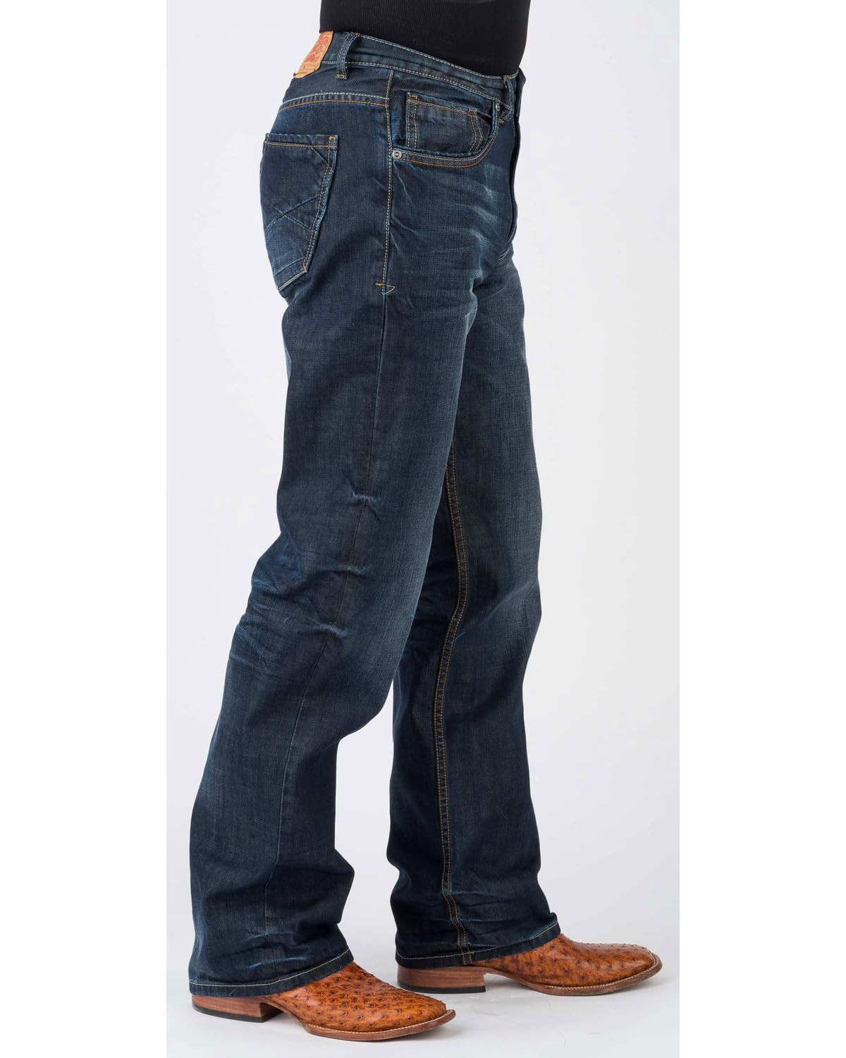 Stetson Men's Modern Fit Bootcut Jeans - Comfortable Denim Pants for Casual Wear & Western Style Outfits | Perfect for Everyday Use, Cowboy Look & Country Events