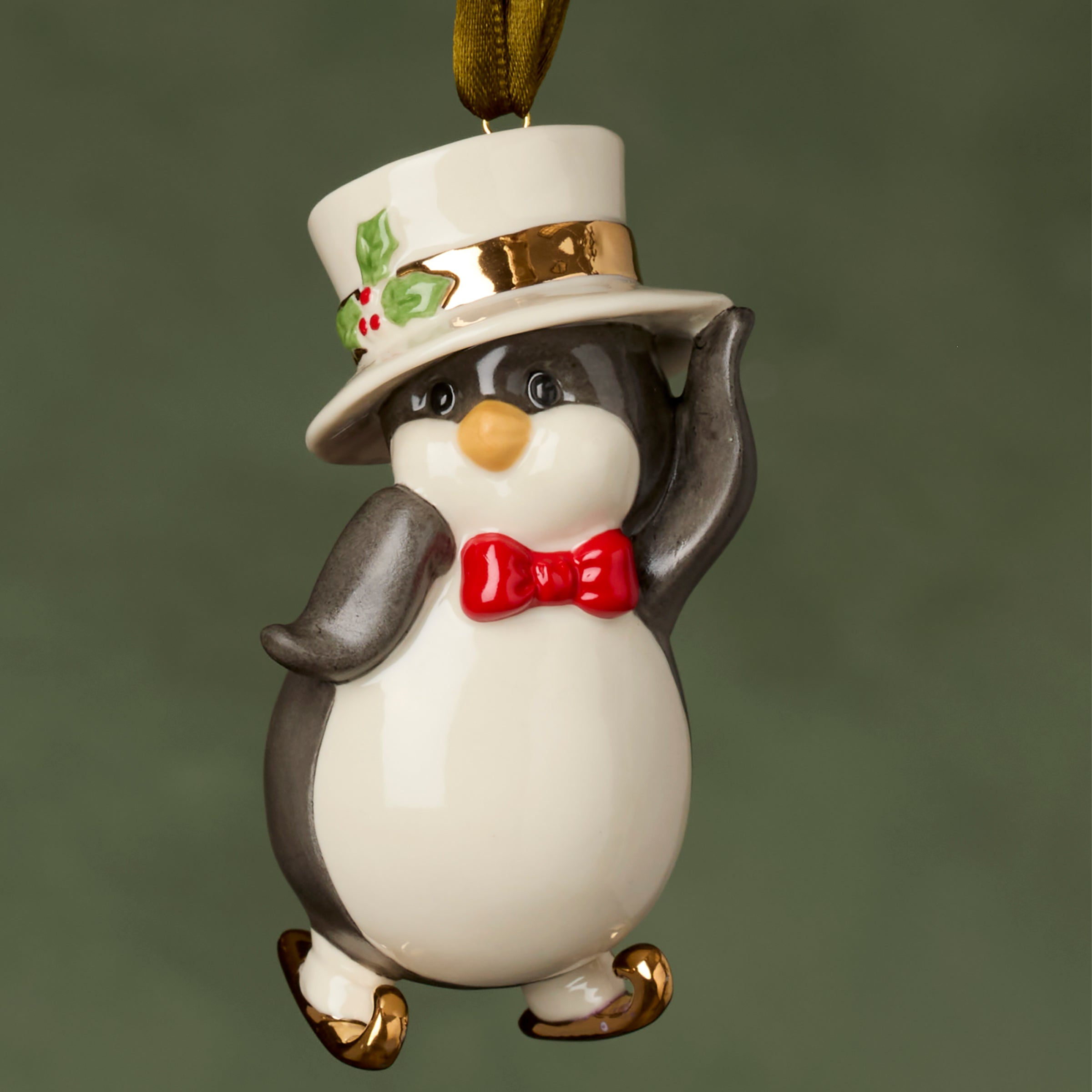 Cute Penguin Christmas Ornament - Handmade Ceramic Holiday Decor for Tree, Gift, and Home Decoration | Perfect for Xmas, Winter, and Festive Season