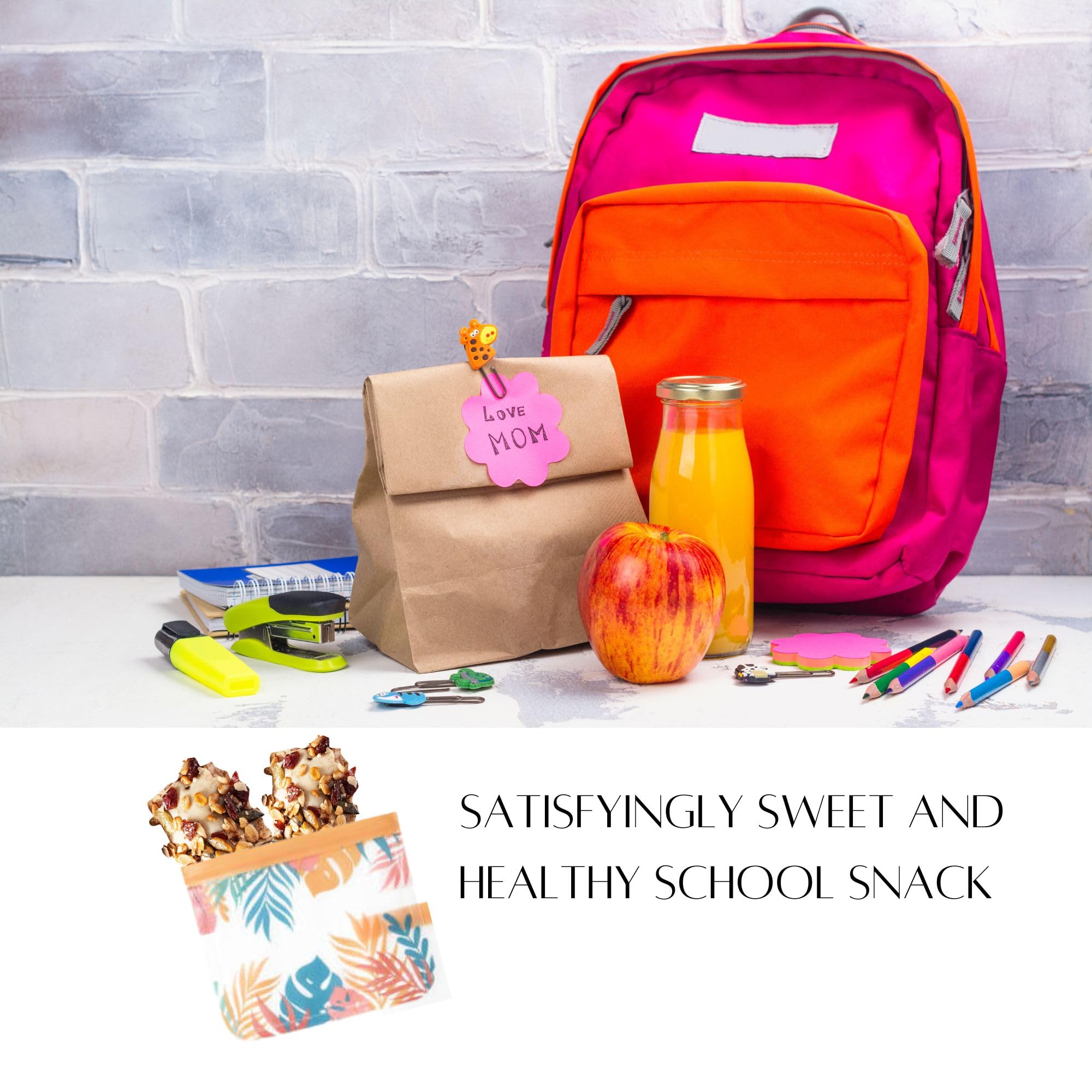 Handmade Phyllo Crisps Pastry Dough Sheets - Cranberry Oat & Apple Cinnamon Crisps Snack Bundle with Reusable Storage Bag | Perfect for Parties, Gifts & Healthy Snacking