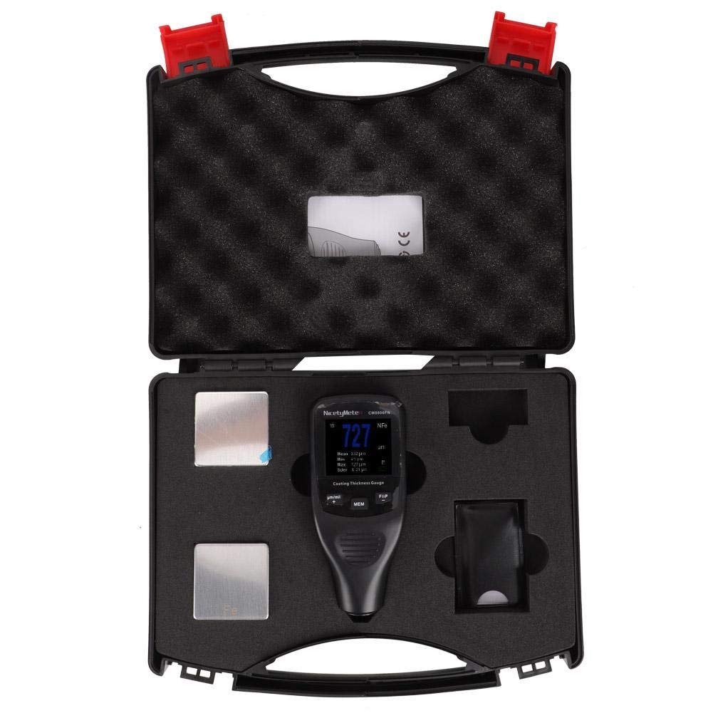 KXA Digital Coating Thickness Gauge 0-1250um/50mil - High Accuracy Paint Meter with TFT LCD Display for Automotive, Industrial & DIY Use - Perfect for Car Paint Testing, Metal Coating Measurement & Quality Control