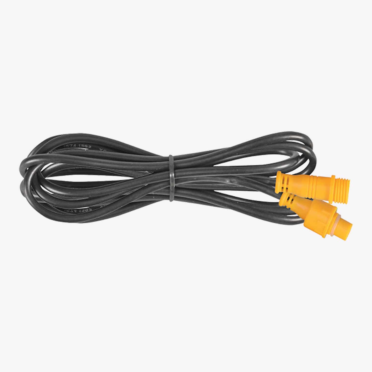 3.5m Extension Cable with Orange 4 Pin Plugs - Heavy Duty Power Cord for Home Theater, Gaming PC & Office Equipment
