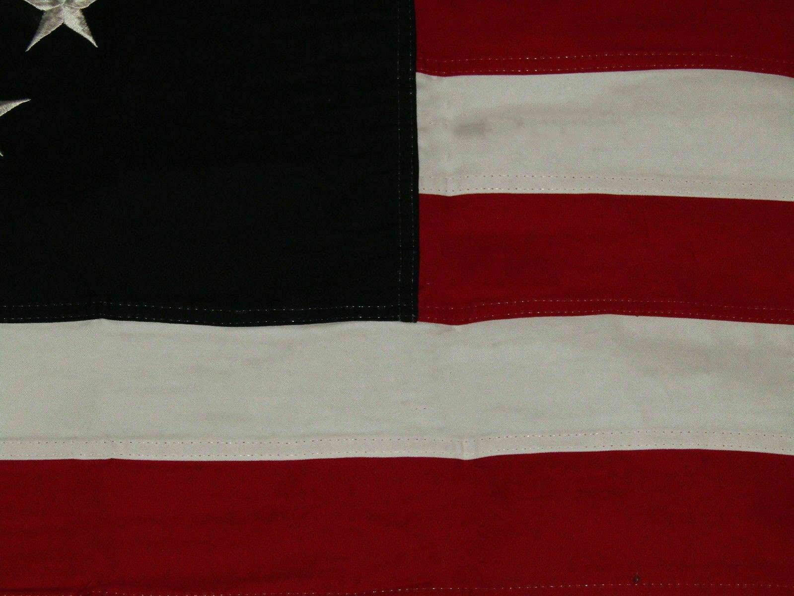 2x3 Feet Heavy Duty Sewn Cotton Betsy Ross American Flag - Premium Quality Fade Resistant with Sewn Stripes - Perfect for Tea Party Decorations, Historical Displays & Indoor Patriotic Events