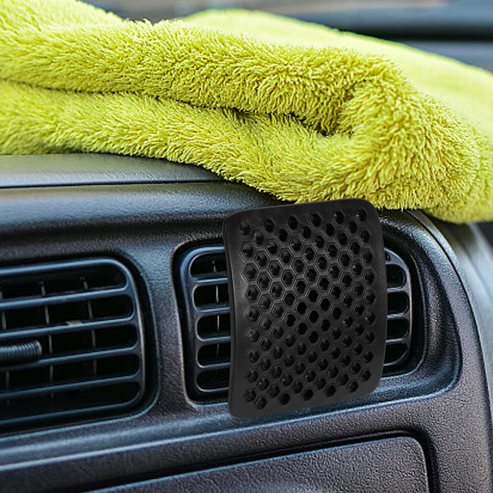 HEALLILY Car AC Vent Deflector - Windshield Wind Diverter & Air Conditioner Baffle for Improved Airflow - Perfect for Summer Driving & Long Road Trips