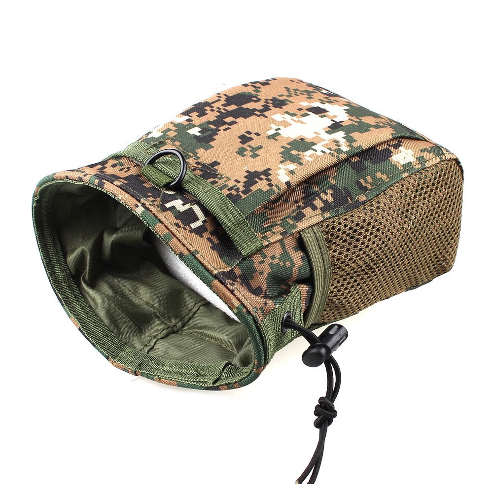 Tactical MOLLE Pouch - Multipurpose Tool Holder, NVG & Magazine Dump Pouch, Chalk Bag for Outdoor, Hiking, Shooting & Military Use