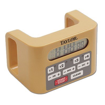 Taylor 4 Event Digital Timer - 10 Hour Countdown & Countup Timer for Cooking, Baking, Fitness, and Classroom Activities