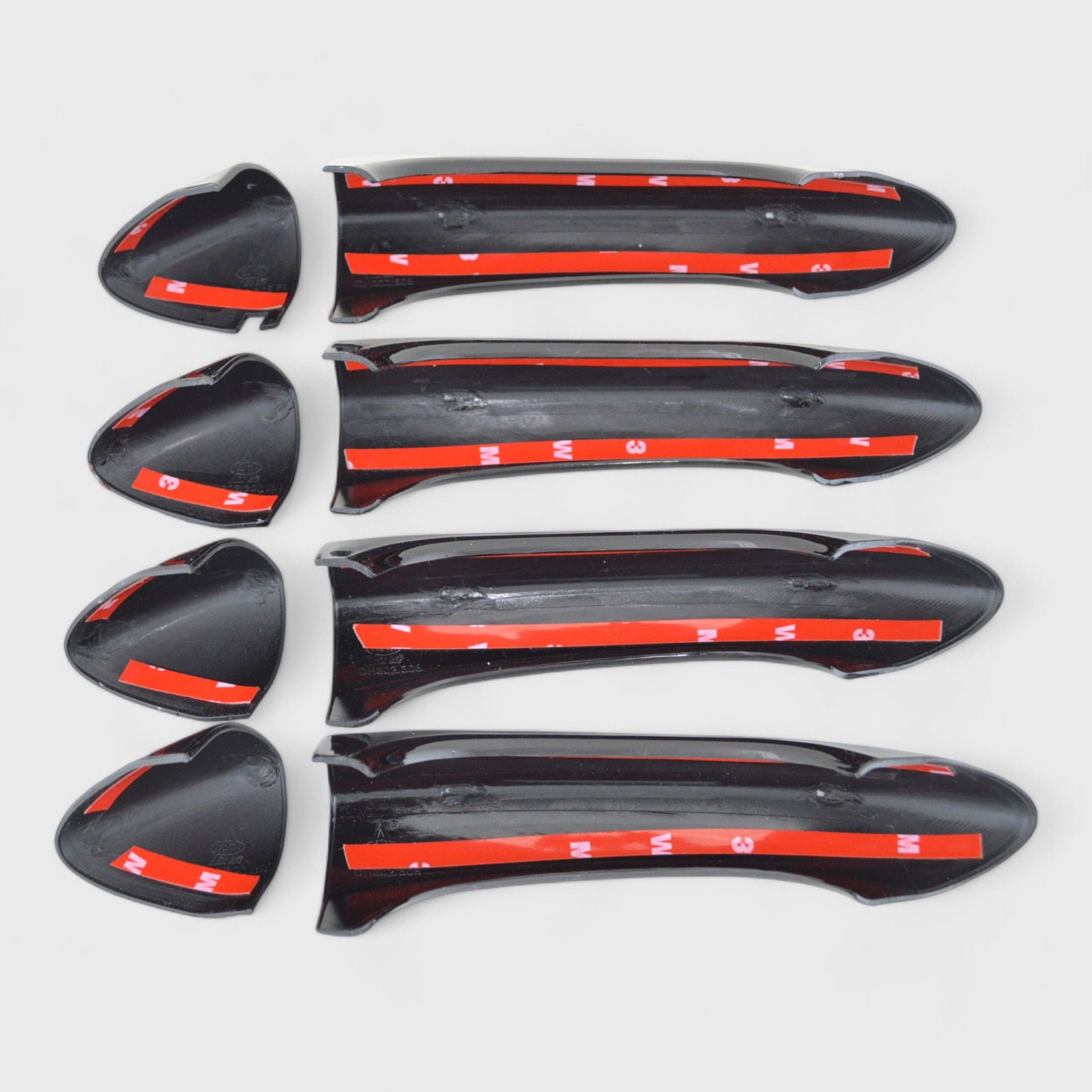 Gloss Black Chrome Delete Door Handle Cover for Cars - No Smart Key (Model DH6308BLK) | Perfect for Vehicle Exterior Customization & Protection