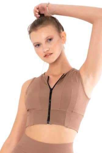 Ribbed/Light Brown
