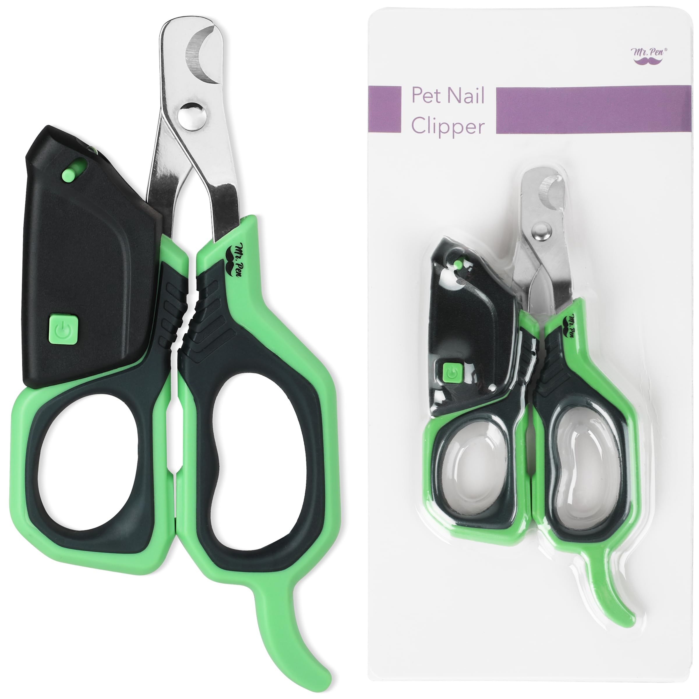 LED Cat Nail Clipper with Light - Pet Grooming Tool for Cats & Small Dogs