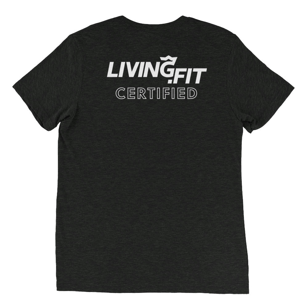 Living.Fit Battle Rope Workout T-Shirt - Breathable Short Sleeve Gym Shirt for Cross Training, HIIT & Functional Fitness | Perfect for Rope Exercises, Weightlifting & Outdoor Workouts