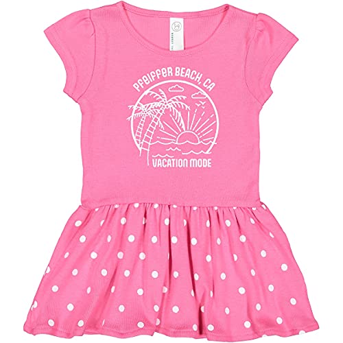 Inktastic Summer Vacation Mode Pfeiffer Beach California Baby Girl Dress - Cute Casual Outfit for Beach Trips, Family Photos & Outdoor Adventures