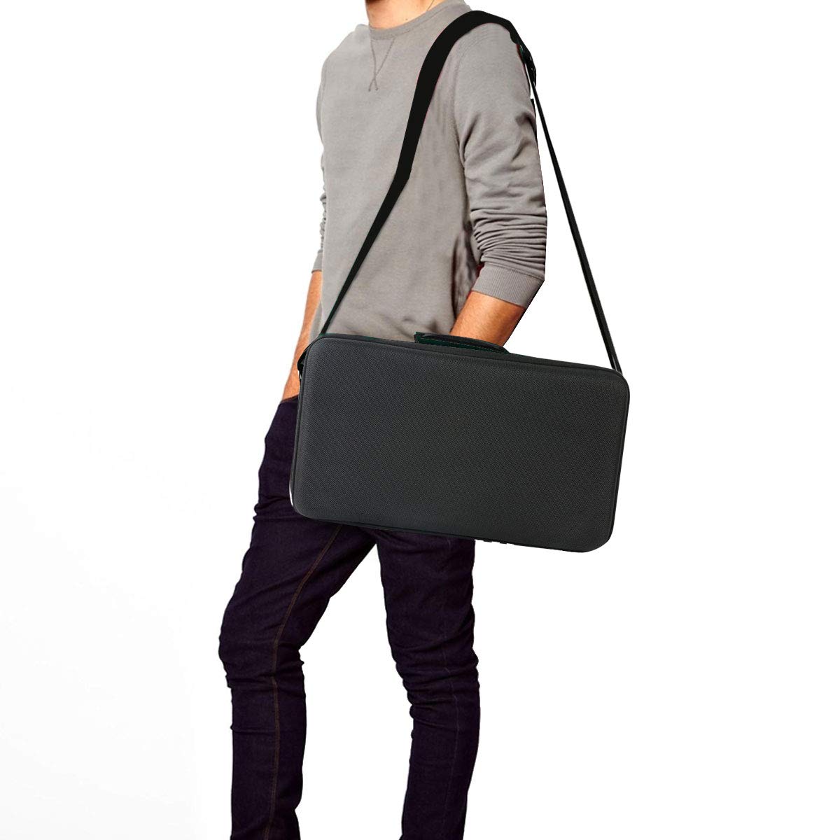 Meta Oculus Quest 2 VR Hard Travel Carrying Case - Protective Storage for Virtual Reality Headset & Accessories (Purple Interior) | Perfect for Gaming, Travel & Safe Storage