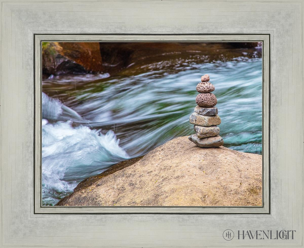 Cairn Meditation Stones - Natural Balancing Stones for Mindfulness, Stress Relief & Yoga - Perfect for Home, Office & Outdoor Meditation Practice