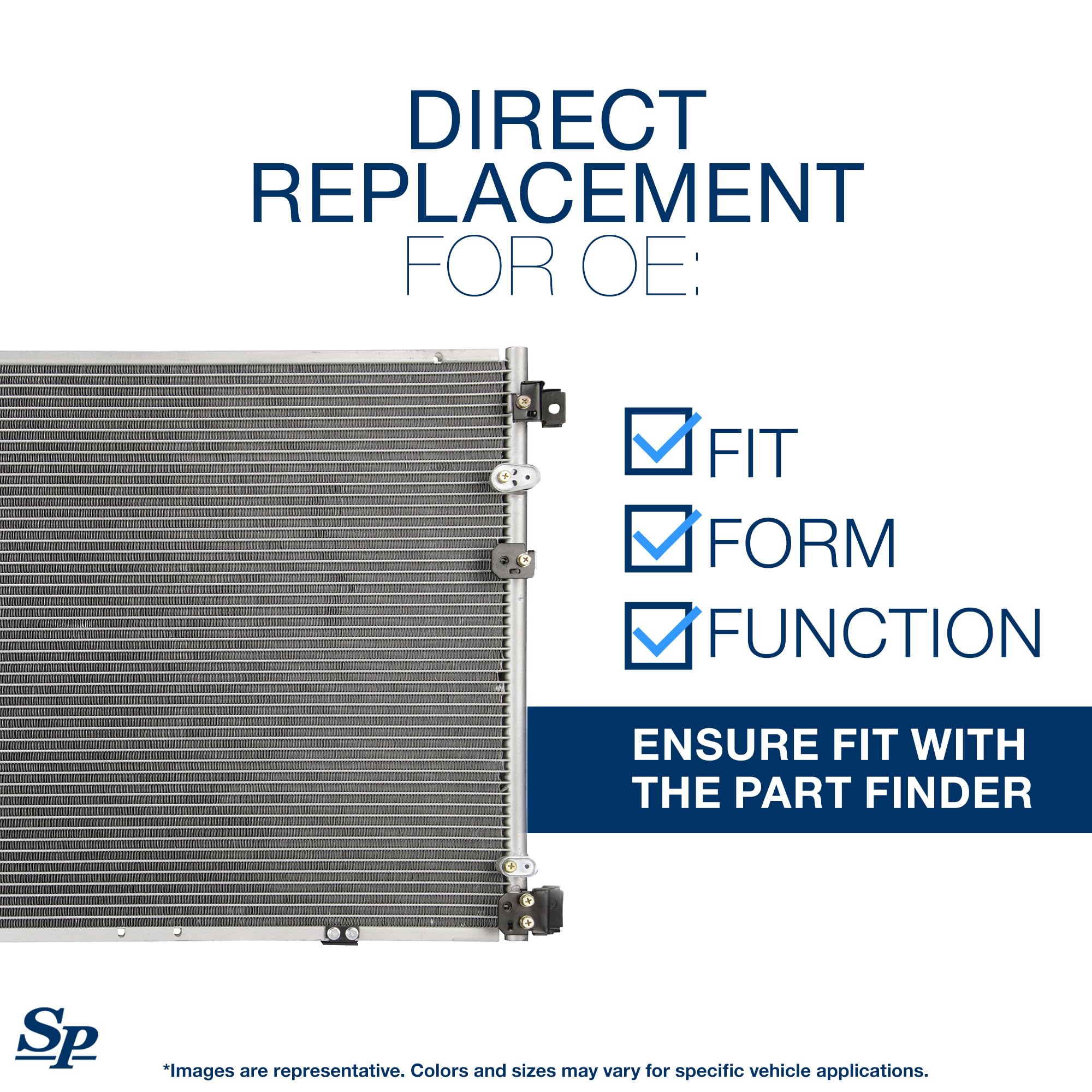 Spectra Premium 7-4277 AC Condenser for Car - High Performance Air Conditioning Replacement Part - Perfect for Summer Driving & Vehicle Cooling System Repair