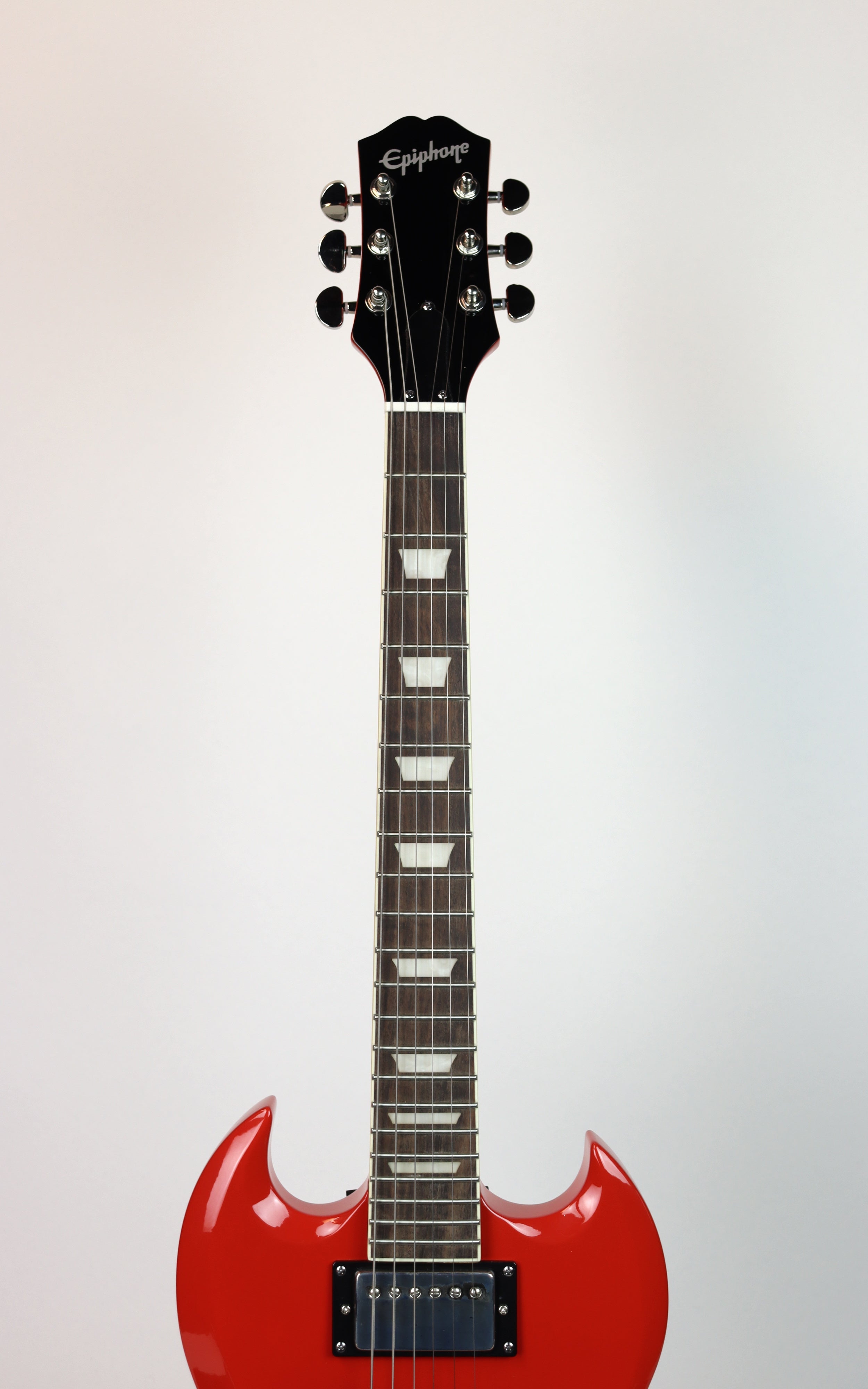Epiphone Power Players SG Electric Guitar - Lava Red Finish | Rock & Metal Performance Guitar for Stage & Studio